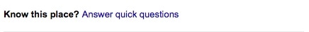Il pulsante di risposta alle domande su Google My Business
