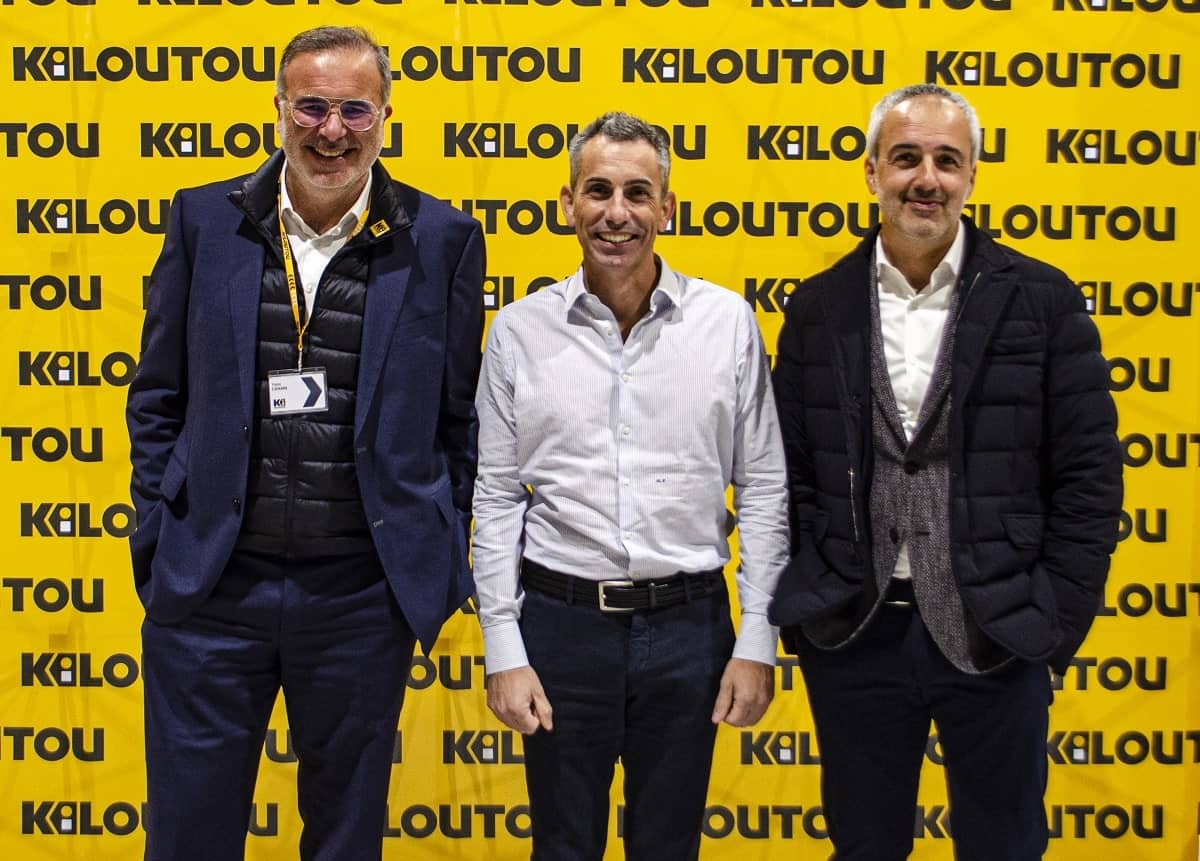 Yann Canari con Massimiliano Cocco e Sergio Gualandris Kiloutou