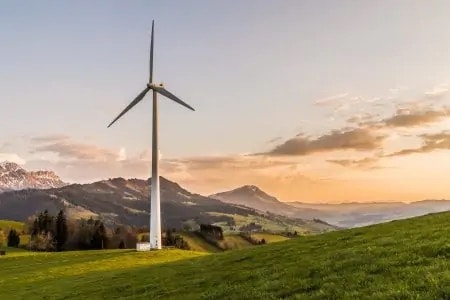 Sostenibilità pala eolica